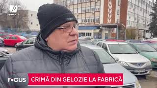 Crimă din gelozie la o fabrică din Craiova [upl. by Randell]