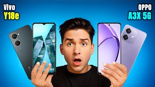 Vivo Y18e Vs OPPO A3X  OPPO A3X Vs Vivo Y18e  Full Comparison  Which one is Best [upl. by Ten]