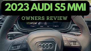 2023 Audi S5 Sportback  Audi MMI amp Tech InDepth Review as an Owner Part 2 of 3 [upl. by Brenda]