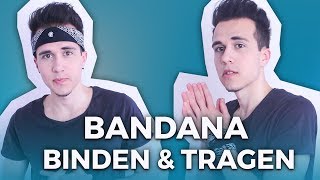 Bandana binden amp verschiedene Arten zu tragen [upl. by Anirak]