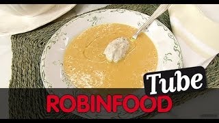 ROBINFOOD  Sopa de calabaza y castañas  Sangría adelgazante [upl. by Arabelle]