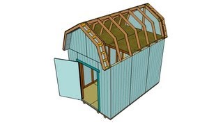 How to build a barn shed roof [upl. by Ailedo294]