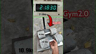 Homemade 20kg iRon Dumbbells irondumbbells shorts garagegym [upl. by Ladd]