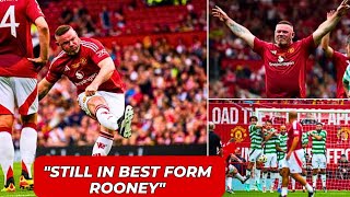 Watch Wayne Rooney’s Stunning Free Kick Goal vs Celtic in Today’s Charity Match [upl. by Aitel959]