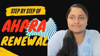 How to renew your AHPRA REGISTRATION  AUSTRALIAN REGISTRATION  AUSTRALIAN NURSES REGISTRATION [upl. by Clein]