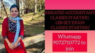 KERALA PSC KERAFED ACCOUNTANT SYLLABUS WISE CLASS STARTINGKERAFED ACCPUNTANT CLASSYOUR GUIDE [upl. by Eileen]