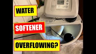 Water Softener Troubleshooting  Too much Water in Brine Tank  Too Much Salt Dry Brine  DIY [upl. by Leirbag797]