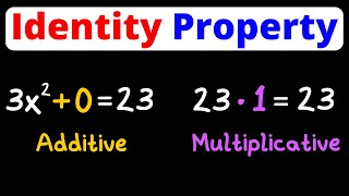 Identity Property of Addition and Multiplication  Eat Pi [upl. by Eissel426]