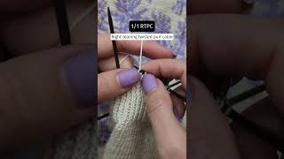 11 RTPC  mini knitting demo knittingtutorials [upl. by Odella]