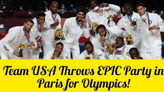 Team USA Throws EPIC Party in Paris for Olympics [upl. by Kat]