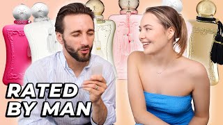 MAN REACTS TO ALL PARFUMS DE MARLY PERFUMES  Delina Valaya Oriana etc [upl. by Halda679]