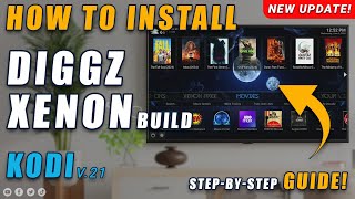 New Diggz Xenon Omega KODI Build  The Best Working Build 2024 [upl. by Geldens]