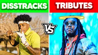 DISSTRACK RAP SONGS vs TRIBUTE RAP SONGS [upl. by Zennas399]