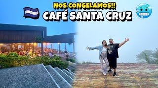 CAFE SANTA CRUZ 🥶 Rico clima  El Salvador  Ruta panorámica Lago de Ilopango [upl. by Aniretac180]