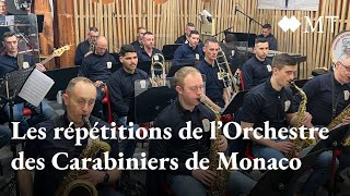 Une séance de musique avec lOrchestre des Carabiniers du Prince [upl. by Rokach610]