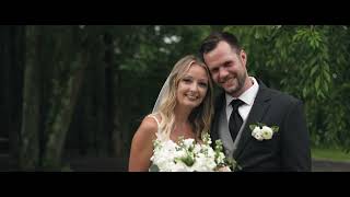 Rachel and Michael’s Woodsy Wedding Video from East Hampton Connecticut [upl. by Naitsihc314]