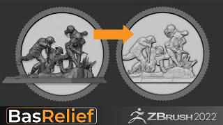 The All New BasRelief Features in ZBrush 2022 Ad [upl. by Amersham771]