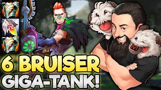 6 Bruiser  Super Tank Renni Would Like a Word  TFT Into the Arcane  Teamfight Tactics [upl. by Krik]