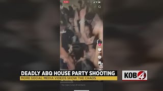 More videos show deadly shooting at West Side Albuquerque party [upl. by Akiria]