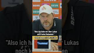 Podolski zurück zum FC Das sagt Trainer Baumgart [upl. by Leggat799]