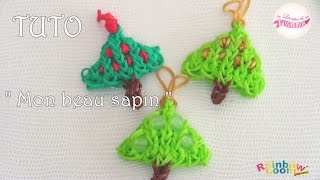 tuto  Sapin de noël en élastique Rainbow Loom [upl. by Ariek]