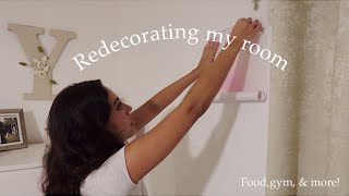 Redecorating my room  vlog [upl. by Okomom]