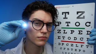 ASMR Relaxing Eye Exam  Personal Attention Doctor Roleplay [upl. by Otcefrep]