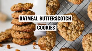 OATMEAL BUTTERSCOTCH COOKIES  easy amp simple Oatmeal Cookie recipe [upl. by Raimund]