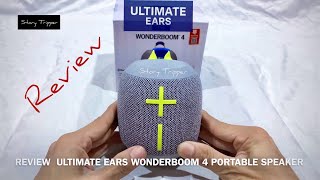 รีวิว Review ULTIMATE EARS WONDERBOOM 4 Portable Speaker [upl. by Enamrahs]