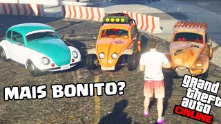 GTA V  Quem TUNA Melhor o FUSCA Com RACHINHA [upl. by Neelahtak]