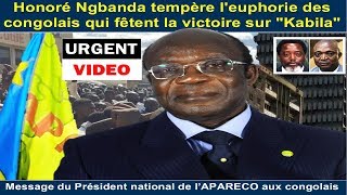 LIVE Honoré Ngbanda tempère l’euphorie des congolais qui fêtent la victoire sur “Kabila” [upl. by Ferguson113]