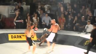 Kyle Baker Head Kick KO from 3 Man Fight Camera 2 [upl. by Aoket]