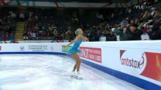 Kiira Korpi  Short Program  2011 European Figure Skating Championships [upl. by Loredo]