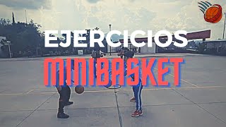 3 JUEGOS DE MINIBASKET  JUEGOS DE INICIACIÓN AL BASQUETBOL  minibasket juegos [upl. by Maer]