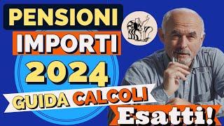 PENSIONI 👉 AUMENTI 2024 📊 Ecco COME CALCOLARE I NUOVI IMPORTI ✅ Semplicissimo❗️ [upl. by Egide]