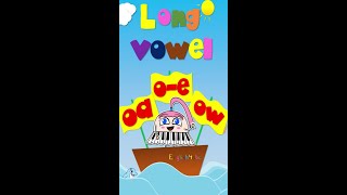 Long Vowel oa oe ow  Phonics Song  Shorts [upl. by Taggart]