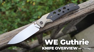 WE Guthrie Folding Knife  5Minute Review  Atlantic Knife [upl. by Anairad]