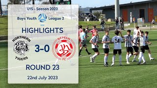 HIGHLIGHTS 23072023  Northern Tigers 30 Nepean  U15 Round 23 [upl. by Nigam657]