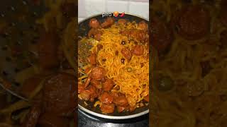 current with chicken sausage ytshortsfoodspicy spicyfood trendingnepalivlogcurrentfood [upl. by Lasko411]