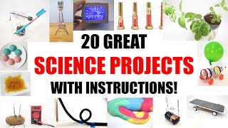 20 Great Science Project Ideas with instructions [upl. by Okire745]