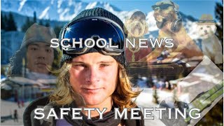 SCHOOL NEWS  Ep 9  Safety Meeting [upl. by Dnomar]