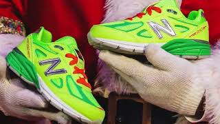 New Balance and DTLR Team Up For Youth Exclusive 990v4 quotFestivequot [upl. by Arhsub]