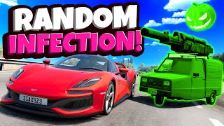 Random Car INFECTION Hide and Seek is INSANE in BeamNG Drive Mods [upl. by Chivers]