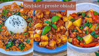 3 POMYSŁY NA OBIAD Z POMIDORAMI Z PUSZKI 🍅 [upl. by Goraud]