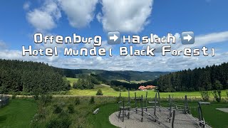 Europe’24  1535 OFFENBURG ➡️ HASLACH ➡️ HOTEL MUNDE  BLACK FOREST [upl. by Angelique]