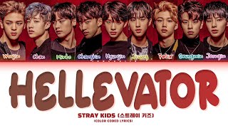 Stray Kids 스트레이 키즈 Hellevator Lyrics Color Coded Lyrics [upl. by Nafets]