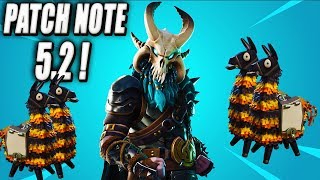 Patch note 52  Lamas Anniversaire  Défis amp Héros Mythique  Fortnite Sauver le monde New [upl. by Ecnerwaled329]