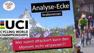 100 km Solo AnalyseEcke WM Radrennen [upl. by Joby]