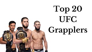 Ranking The Top 20 Grapplers in the UFC… [upl. by Adliw]