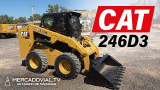 CONTACTO Minicargadoras Caterpillar 246D3  Finning Argentina  Mercado Vial TV [upl. by Tarr]